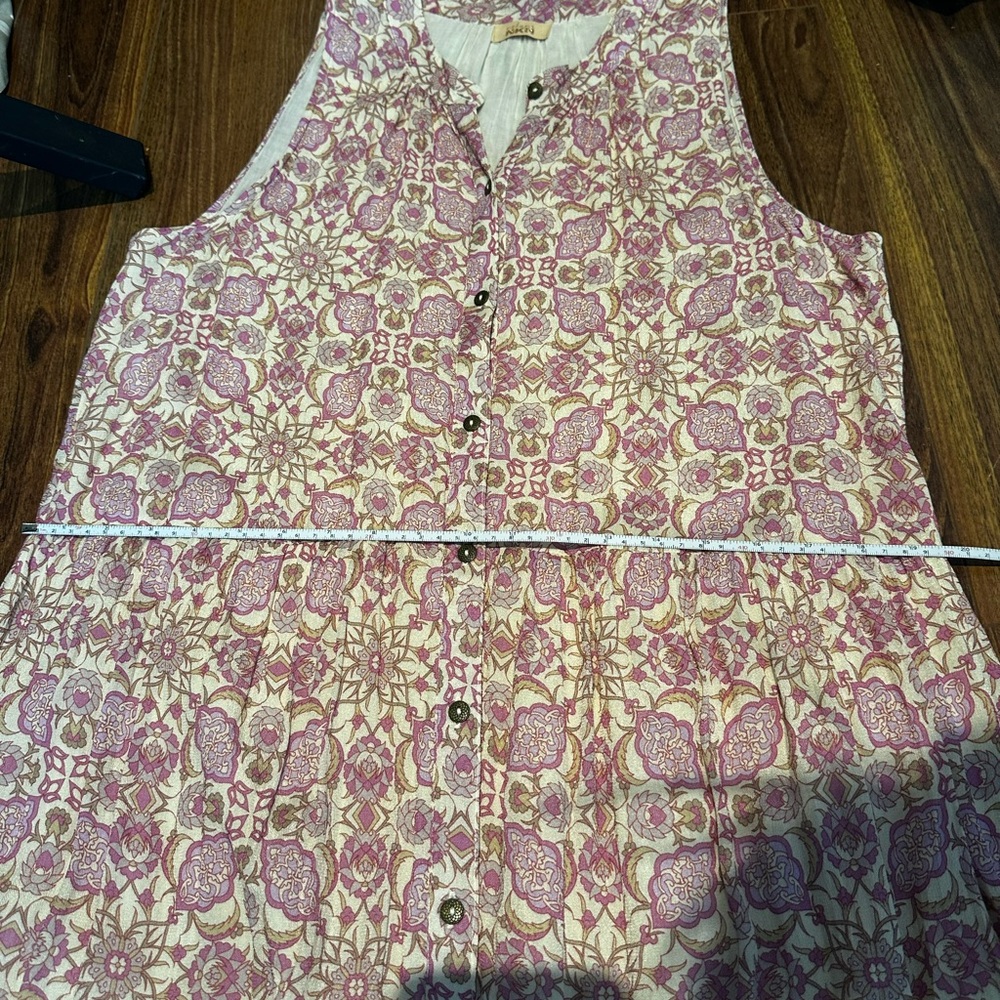 Elegant Pink Sleeveless Maxi Dress - Picture 15 of 16